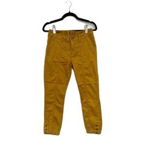 CAbi Marigold Mustard Yellow bold twee Jogger Pant- The Tracker